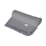 Muselina, Lionelo, Din bumbac, Lavabila la masina de spalat, Dimensiune mare 70x100 cm, Gri