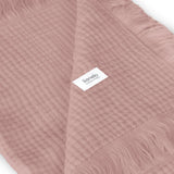 Muselina, Lionelo, Din bumbac, Lavabila la masina de spalat, Dimensiune mare 70x100 cm, Roz