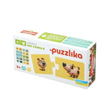 Puzzle pentru copii, 2 Ani+, Puzzlika - Familia potrivita