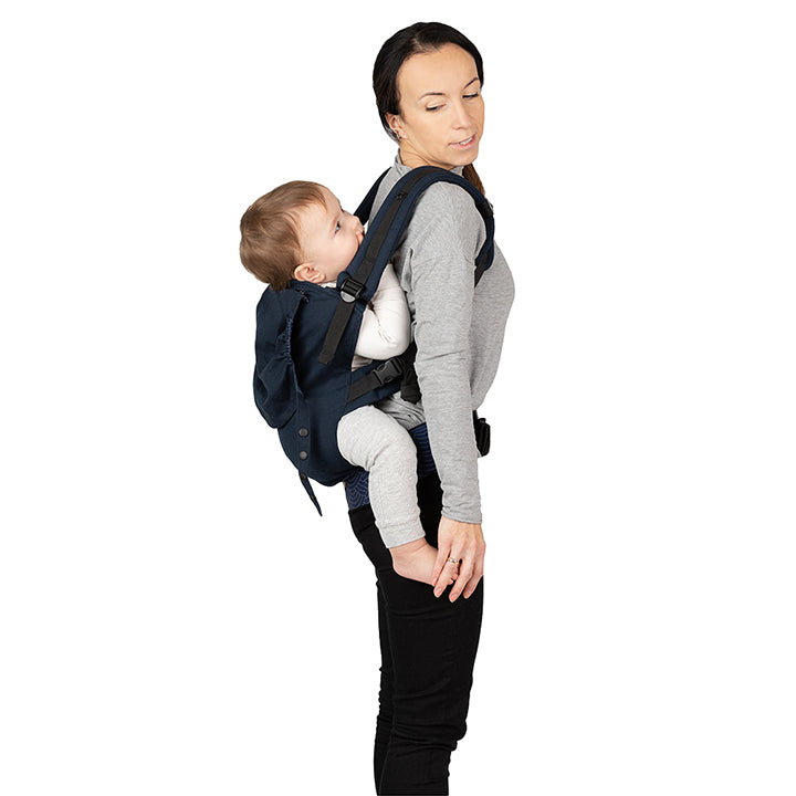 Marsupiu Collet, Momi, Navy Blue - gogobaby.ro