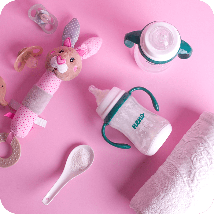 Neno – Biberon cu tetina silicon 300  ml - gogobaby.ro
