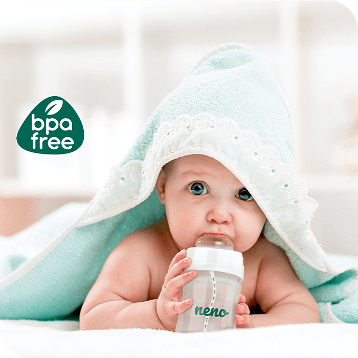 Neno – Biberon cu tetina silicon 240 ml - gogobaby.ro