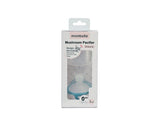 Suzeta deschisa din silicon cu cutie de depozitare, ultra-usoara, 0-6 Luni, Mombella Ciupercuta - Nile Blue