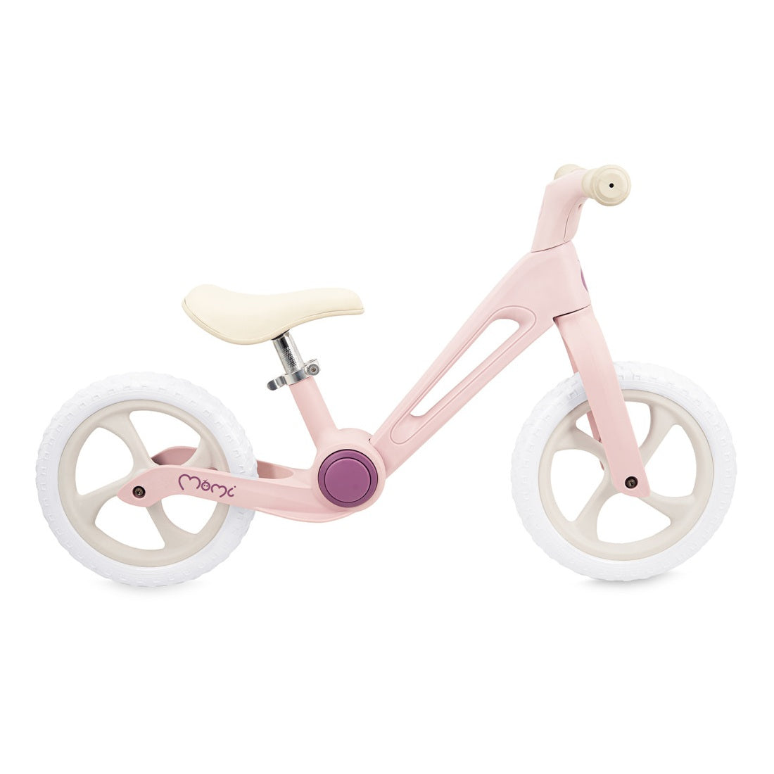 Bicicleta fara pedale, pliabila, Momi Noru - Pink - gogobaby.ro
