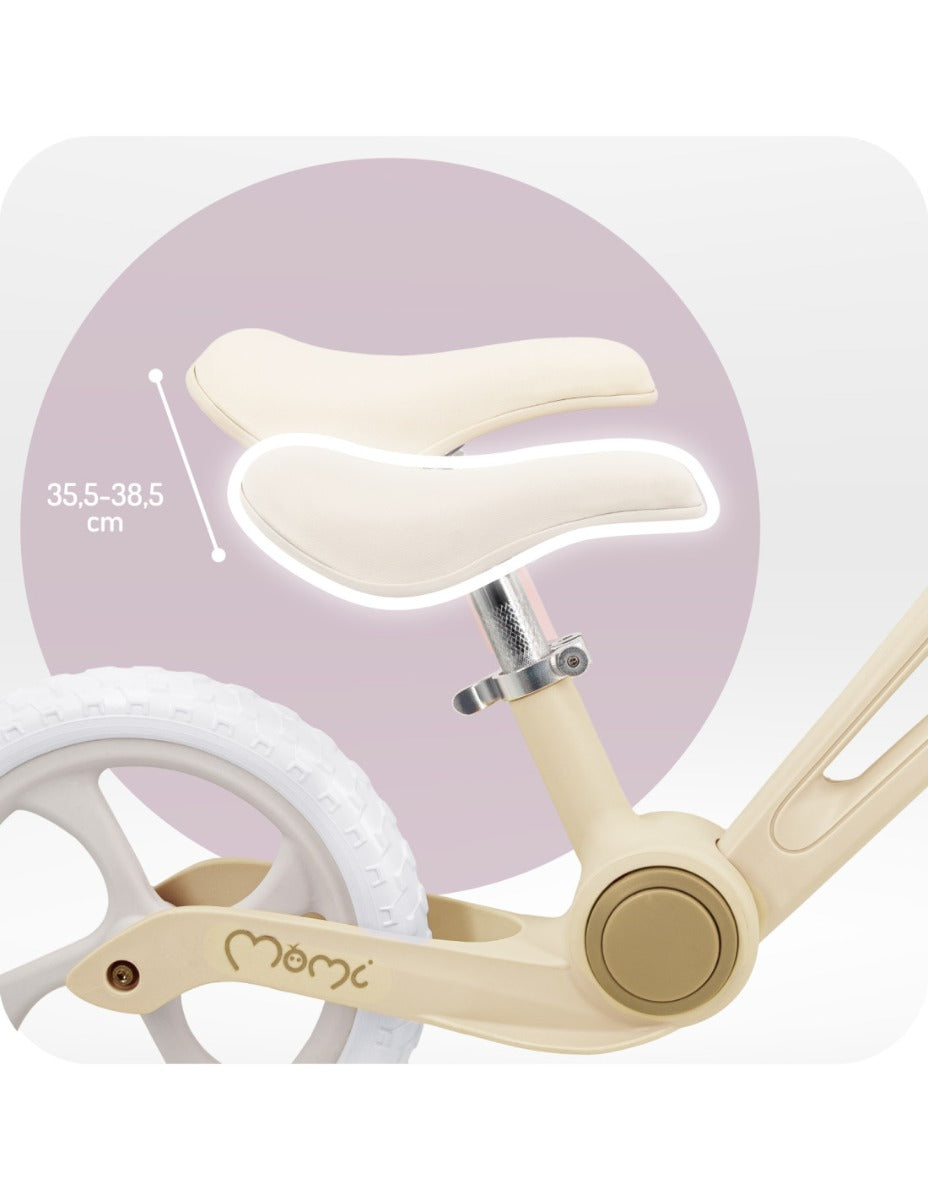 Bicicleta fara pedale, pliabila, Momi Noru - Yellow