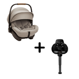 Nuna - Set scoica auto i-size ARRA Next Hazelwood + Baza isofix BASE next i-Size pentru ARRA next, testata ADAC