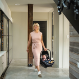 Nuna - Set scoica auto i-size ARRA Next Hazelwood + Baza isofix BASE next i-Size pentru ARRA next, testata ADAC