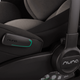Nuna - Scoica auto cu functie de recline ARRA flex Caviar, nastere-87 cm, testata ADAC si certificata R129