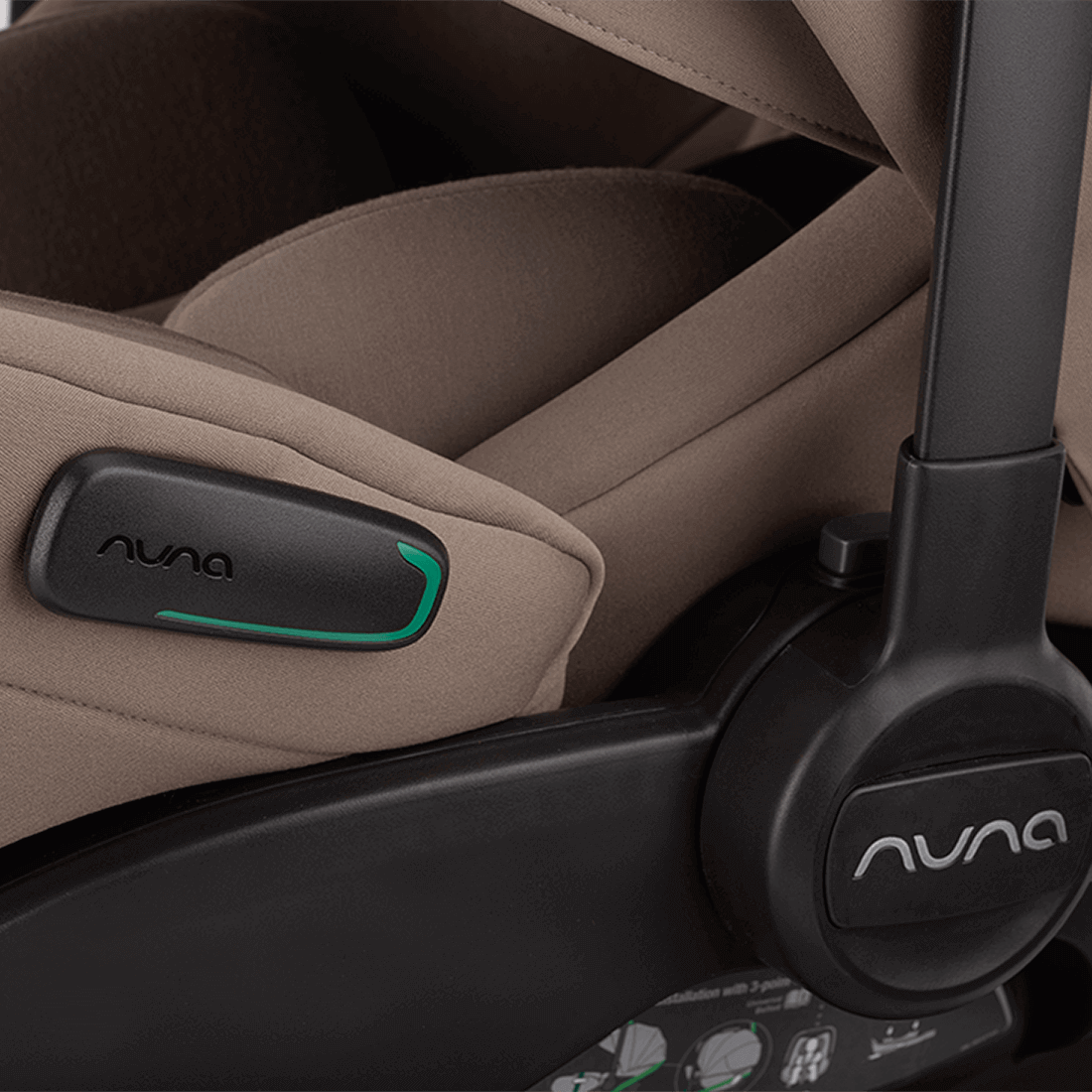 Nuna - Scoica auto cu functie de recline ARRA flex Cedar, nastere-87 cm, testata ADAC si certificata R129 - gogobaby.ro