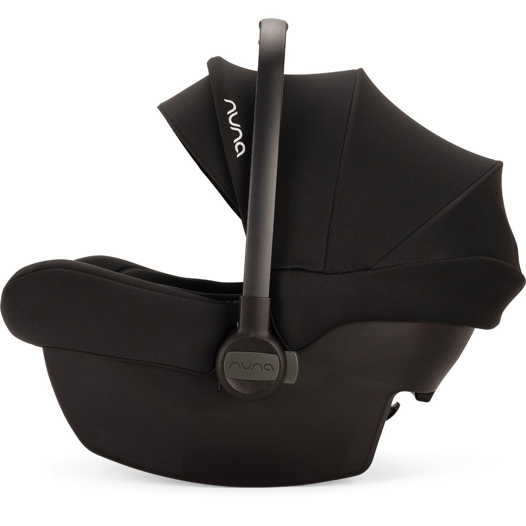 Nuna - Scoica auto i-Size PIPA Lite Caviar, nastere - 83 cm, certificata R129 - gogobaby.ro