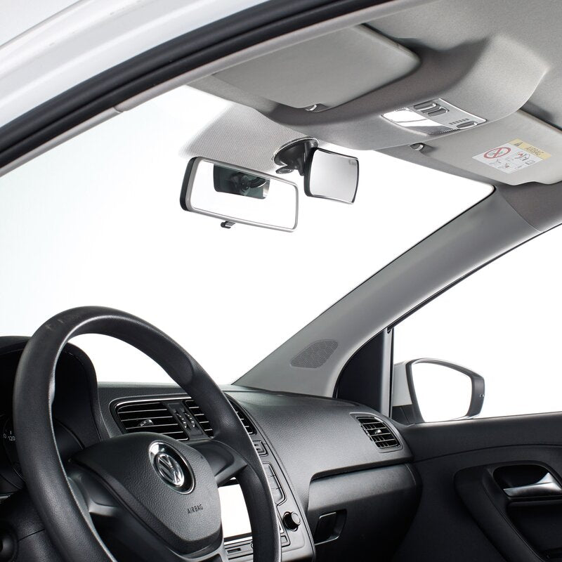 Oglinda auto, Jane, Pentru parbriz, Din sticla rezistenta la spargere, 14.5 x 7.5 x 5.5, Black - gogobaby.ro