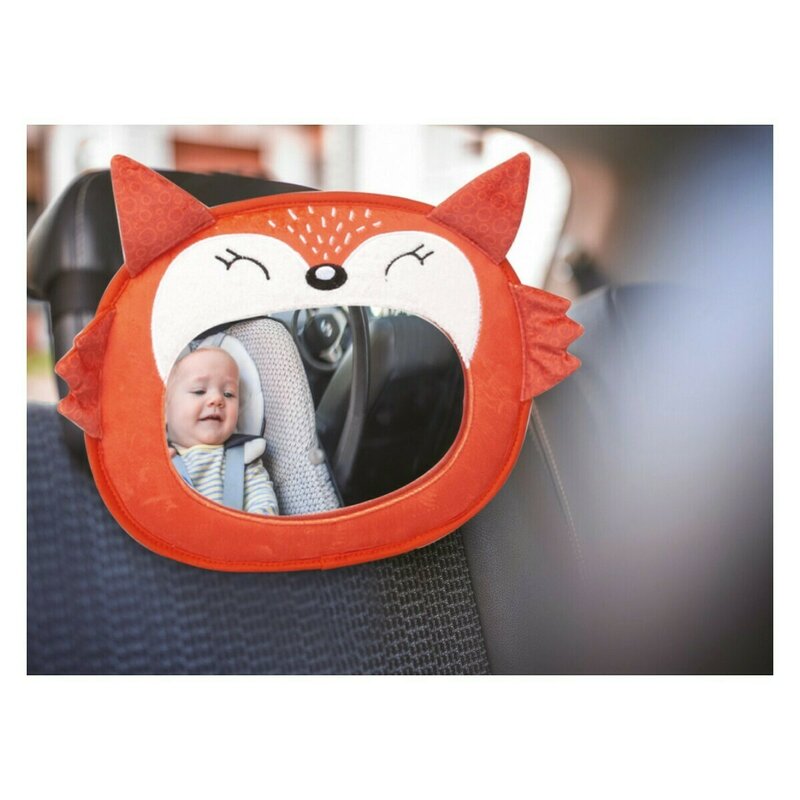 Oglinda auto, FreeON, Pentru supraveghere bebelusi, Fox, Orange