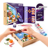 Set creatie Wood & Craft - Succulents, 21*21cm - Joy