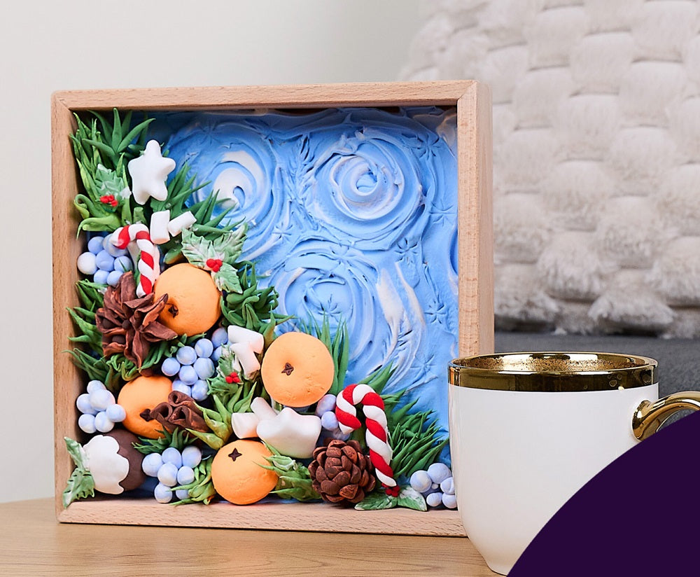 Set creatie Wood & Craft - Succulents, 21*21cm - Joy - gogobaby.ro