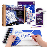 Set creativ de modelaj 3D OKTO Lisbon Azulejos, Air Clay, 14 ani+