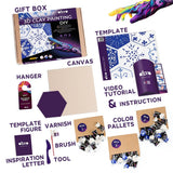 Set creativ de modelaj 3D OKTO Lisbon Azulejos, Air Clay, 14 ani+