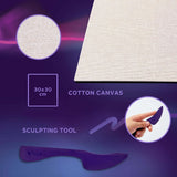 Set creativ de modelaj 3D OKTO Patchwork Garden, Air Clay, 14 ani+