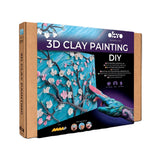 Set creativ de modelaj 3D OKTO Ramuri de migdal înflorit, Air Clay, 14 ani+