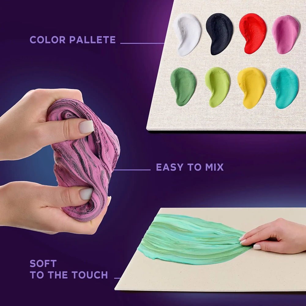 Set creativ de modelaj 3D OKTO The Little Goldfish, Air Clay, 14 ani+