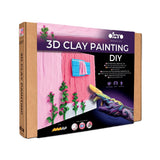 Set creativ de modelaj 3D OKTO Pink Morning, Air Clay, 14 ani+