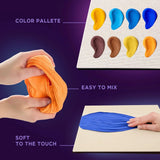 Set creativ de modelaj 3D OKTO Golden Afternoon, Air Clay, 14 ani+