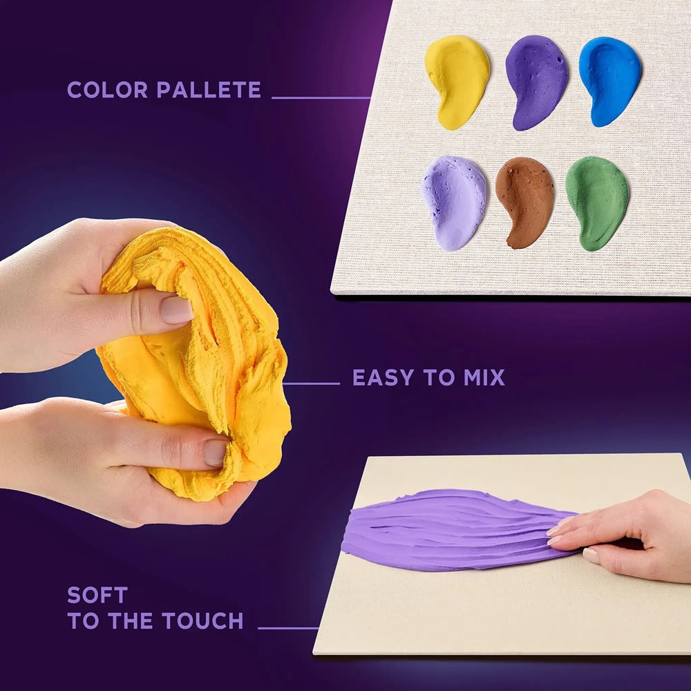 Set creativ de modelaj 3D OKTO Lavender Midday, Air Clay, 14 ani+