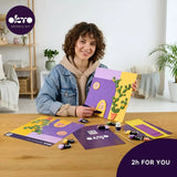 Set creativ de modelaj 3D OKTO Lavender Midday, Air Clay, 14 ani+