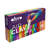 Set de modelaj OKTO Air Clay, 36 culori, 216 g, 3 ani+