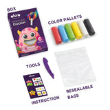 Set de plastilină pentru modelaj OKTO, 6 culori, 210 g, 3 ani+