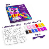 Set creativ de modelaj 3D OKTO Ursuleț, Air Clay, 24 × 24 cm, 5 ani+