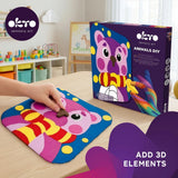 Set creativ de modelaj 3D OKTO Ursuleț, Air Clay, 24 × 24 cm, 5 ani+