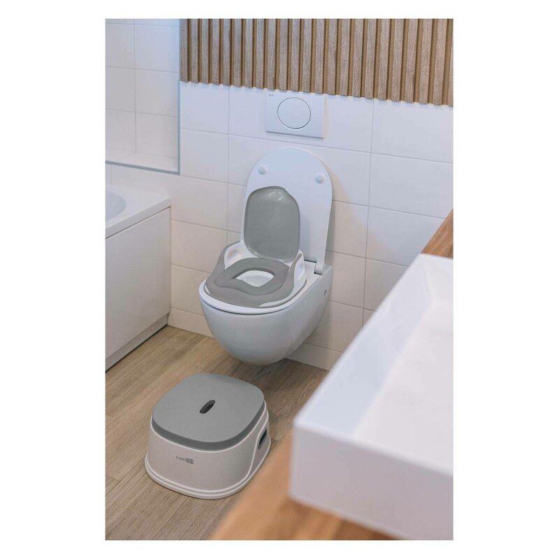 Olita 3 in 1, FreeON, Utilizata atat ca olita, Adaptor pentru toaleta cu manere laterale, Inaltator