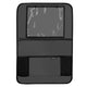 Organizator auto, Lionelo, Cu 5 buzunare de diferite dimensiuni, Cu buzunar pentru tableta, Montare cu clema, Piele ecologica, Impermeabila, Gri