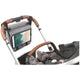 Organizator auto si pentru carucior, FreeON, 3 in 1, Transformabil in gentuta mamici, Cu suport pentru tableta, iPad, Cu buzunare, Grey