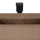 Organizator multifunctional, Lionelo, Sidepocket L, 58x11x58 cm, 3 parti independente cu multiple buzunare, Universal, Constructie ranforsata, Bej