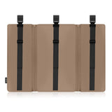 Organizator multifunctional, Lionelo, Sidepocket L, 58x11x58 cm, 3 parti independente cu multiple buzunare, Universal, Constructie ranforsata, Bej