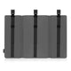 Organizator multifunctional, Lionelo, Sidepocket L, 58x11x58 cm, 3 parti independente cu multiple buzunare, Universal, Constructie ranforsata, Gri