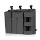 Organizator multifunctional, Lionelo, Sidepocket L, 58x11x58 cm, 3 parti independente cu multiple buzunare, Universal, Constructie ranforsata, Gri