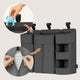 Organizator multifunctional, Lionelo, Sidepocket L, 58x11x58 cm, 3 parti independente cu multiple buzunare, Universal, Constructie ranforsata, Gri