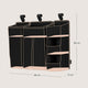 Organizator multifunctional, Lionelo, Sidepocket L, 58x11x58 cm, 3 parti independente cu multiple buzunare, Universal, Constructie ranforsata, Negru
