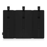 Organizator multifunctional, Lionelo, Sidepocket L, 58x11x58 cm, 3 parti independente cu multiple buzunare, Universal, Constructie ranforsata, Negru