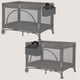 Organizator multifunctional, Lionelo, Sidepocket M, 43x15x23 cm, 3 compartimente, Universal, Constructie ranforsata, Gri