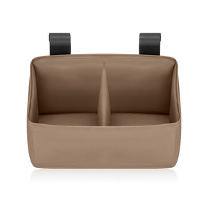 Organizator multifunctional, Lionelo, Sidepocket S, 26x12x15 cm, 2 compartimente, Universal, Constructie ranforsata, Bej