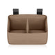 Organizator multifunctional, Lionelo, Sidepocket S, 26x12x15 cm, 2 compartimente, Universal, Constructie ranforsata, Bej