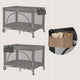 Organizator multifunctional, Lionelo, Sidepocket S, 26x12x15 cm, 2 compartimente, Universal, Constructie ranforsata, Gri