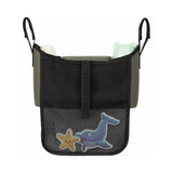 Organizator universal, FreeON, Pentru carucior, Cu multiple compartimente, Olive Green