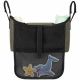 Organizator universal, FreeON, Pentru carucior, Cu multiple compartimente, Olive Green