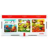 Puzzle pentru copii 3in1, 3 Ani+, Puzzlika - Animalutele preferate