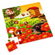 Puzzle pentru copii 3in1, 3 Ani+, Puzzlika - Animalutele preferate