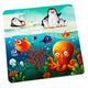 Puzzle pentru copii 3in1, 3 Ani+, Puzzlika - Animalutele preferate